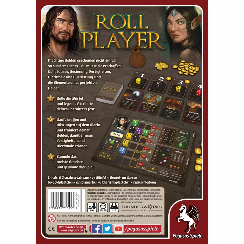 Roll Player, Board Game