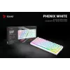 Gaming Keyboard Savio Phenix WHITE GAT RED PUD Wired Wireless USB Bluetooth RGB LED