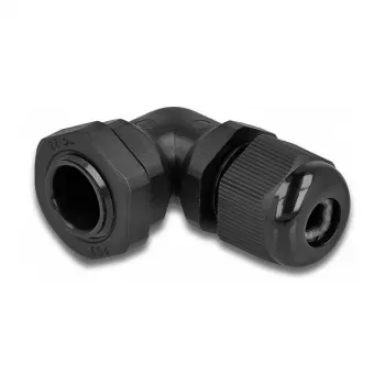 Cable Gland DeLOCK 60294 Black Plastic