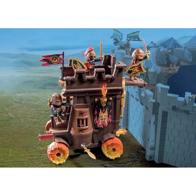 Figures set Novelmore 71643 Battle wagon with fire cannon