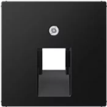 Wall plate / switch cover Jung A569-1BFPLUASWM, plastic, screwless, 1 pcs