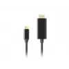 USB-c-zu-displayport-adapter Lanberg Ca-cmdp-10cu-0018-bk Black 1,8 M