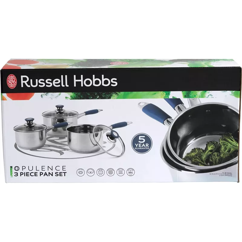 Cookware set Russell Hobbs RH01178EU 3-piece, blue