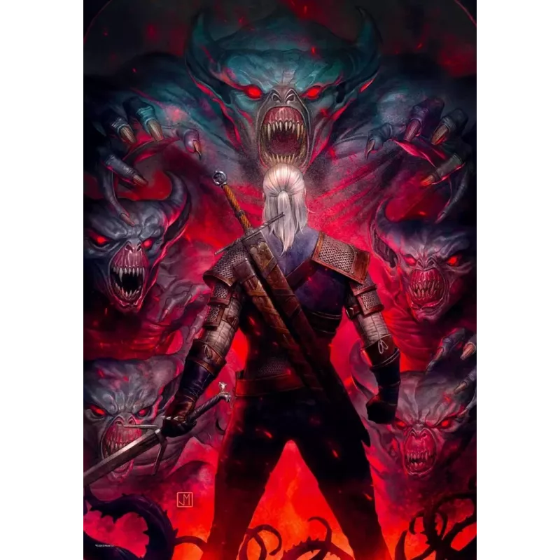 Good Loot Comic Book Puzzle: The Witcher (Wiedźmin) Corvo White, 1000 pieces