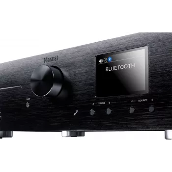 Stereo receiver Magnat MC 400 — 2.0 channels, 40 W per channel, CD player, Wi‑Fi, Bluetooth, DAB/FM, Ethernet (black)