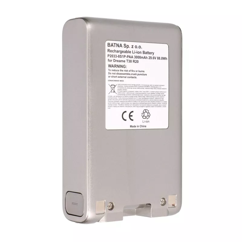 Battery for Dreame vacuum T30 R20 21.6V