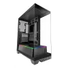 TACENS Mars Gaming MCPRISMA Midi Tower PC case, Black, tempered glass, supports ATX/Micro-ATX/Mini-ITX, 2x3.5 inch + 2x2.5 inch bays