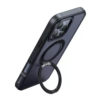 Protective case Mcdodo PC-4932 for iPhone 16 Pro with integrated stand, black