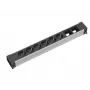 Power Extension 6 AC Outlet Bachmann 909.009 Black Silver