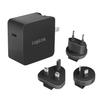 Mobile Device Charger LogiLink PA0302 Universal Black AC Fast Charging