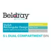 Trash bin Beldray LA035235WHTFEU7 dual compartment 5 L white