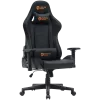 Gaming chair CANYON Irida RGBCH03 RGB Black ergonomic design, adjustable armrests, reclining back