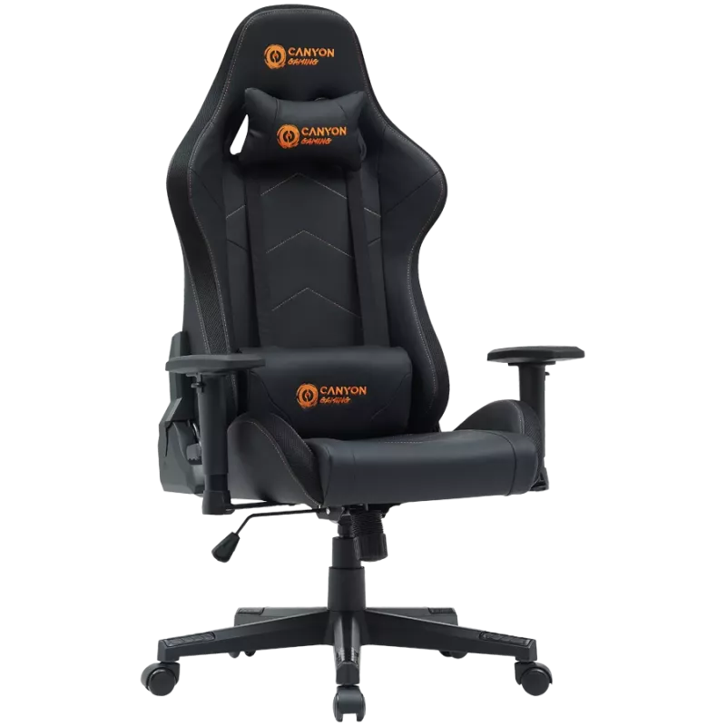 Gaming chair CANYON Irida RGBCH03 RGB Black ergonomic design, adjustable armrests, reclining back