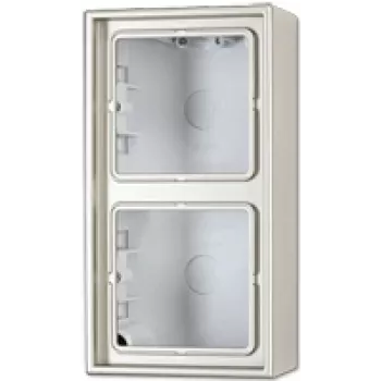 Outlet box JUNG ES 2582 A-L Stainless steel