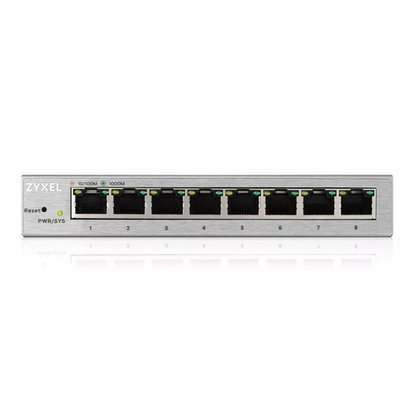 Zyxel GS1200-8 Managed Gigabit Ethernet (10/100/1000) Silver