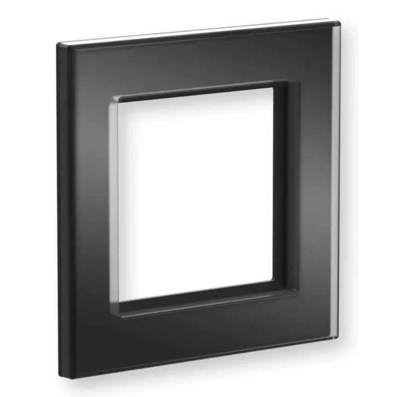 eQ-3 Homematic IP Glass Frame 1-fold, Black (162148A1)