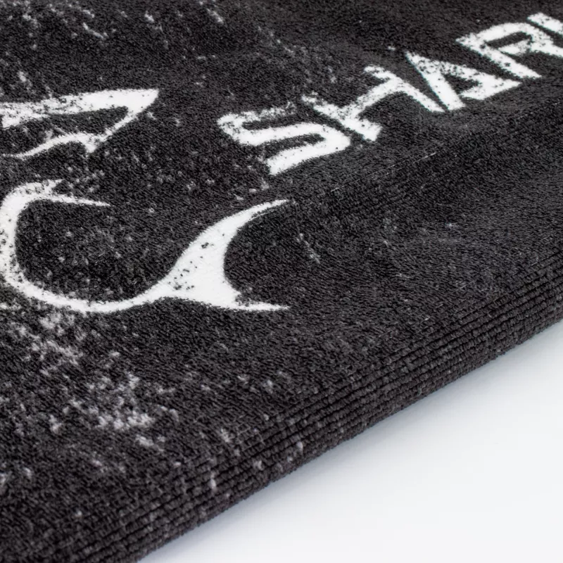 Towel White Shark TW-01 Stingray quick-dry lightweight microfiber beach towel, compact