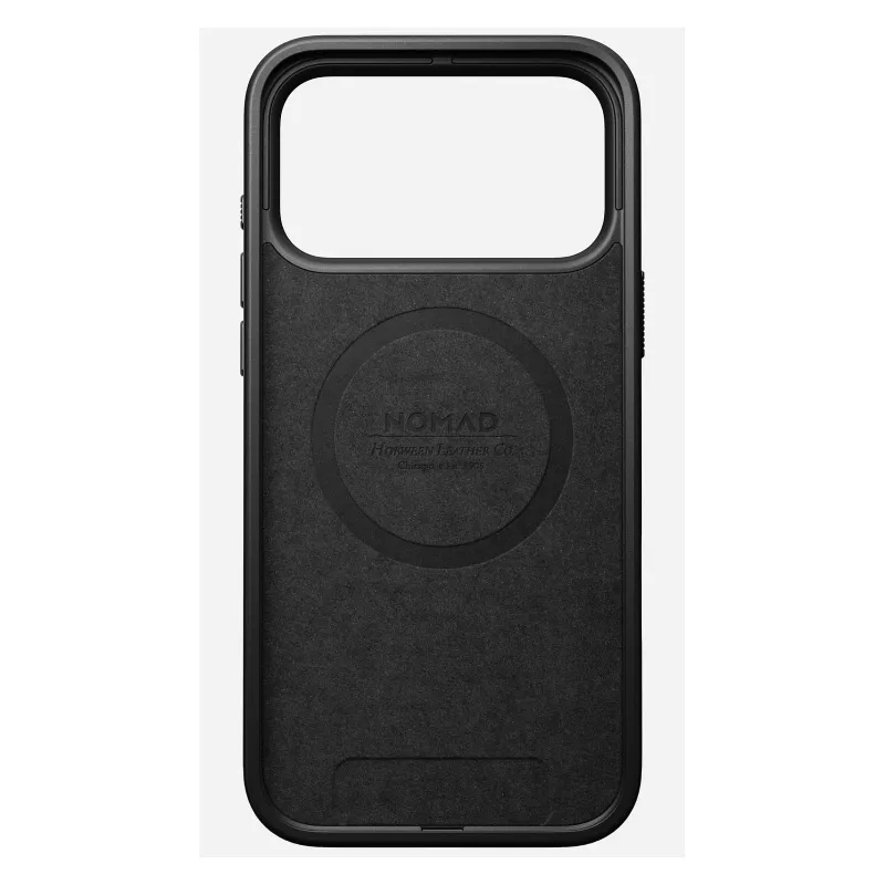 Leather cover case Nomad Modern for iPhone 17 Pro Max (6.9 inch) — Burgundy, leather+TPU+PC