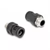 Conduit coupling DeLOCK 60453 M16 black 2 pieces brass