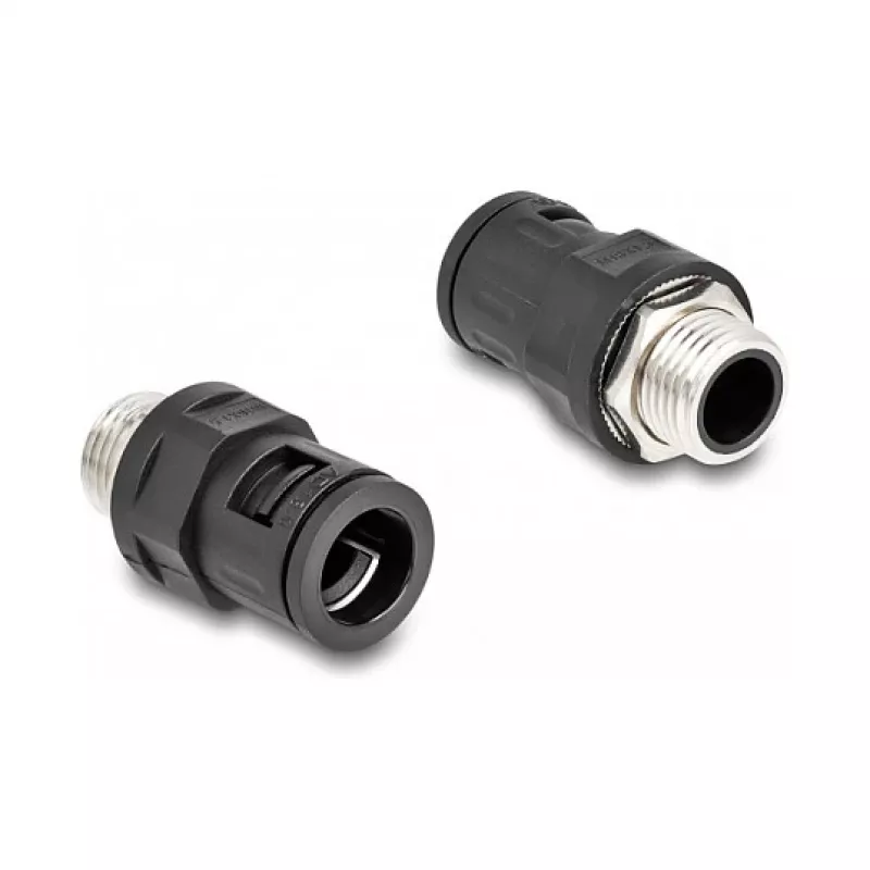 Conduit coupling DeLOCK 60453 M16 black 2 pieces brass