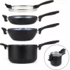 Cookware set Russell Hobbs RH01840EU7 — 4-piece stackable metallic marble
