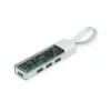ROLINE mobile USB 3.2 Gen 1 Hub, 4-way, Type A+C Connection Cable