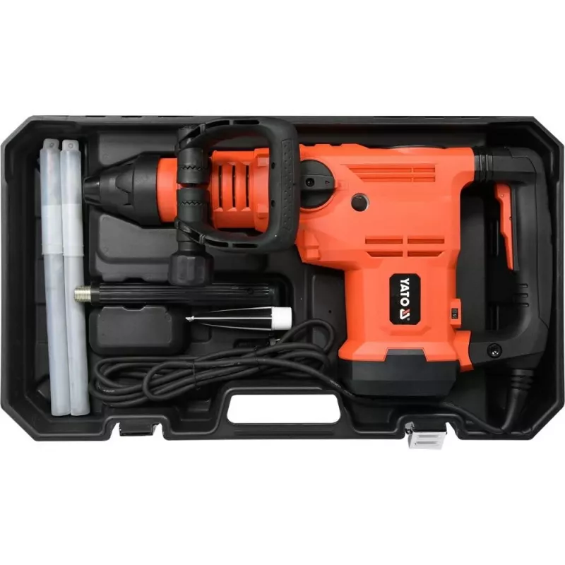 Rotary hammer YATO YT-82135 1600 W SDS Max, 25 J impact, up to 52 mm concrete drilling