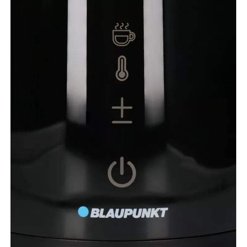 Electric kettle BLAUPUNKT EKD601, 1.7 L, 2200 W, adjustable 40–100 °C, black, stainless steel