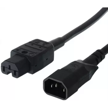 Bachmann - Power Extension Cable - IEC 60320 C14 to IEC 60320 C13 - 250 V - 10 A - 1.5 m - Black
