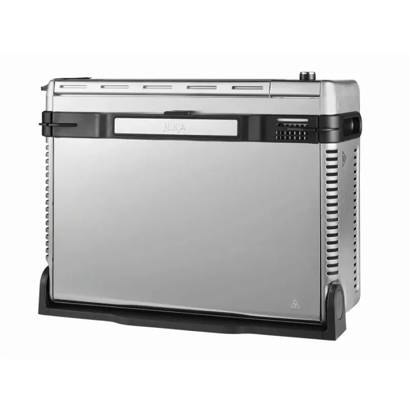 Ninja SP101 Single 10 L Stand-alone 2400 W Hot air fryer Black, Stainless steel