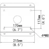 Corner mount ALLNET ALL-CAM2498-LEP for secure installation