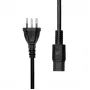 Power cord ProXtend PC-JC15-002, Swiss CEE 7/7 to IEC C15, 2 m