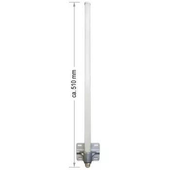 ALLNET antenna 2,4 GHz 8dBi Omni outdoor N-Type-Female ANT-24-1T1R-OMNI-8dbi (ANT-24-1T1R-OMNI-8dbi)