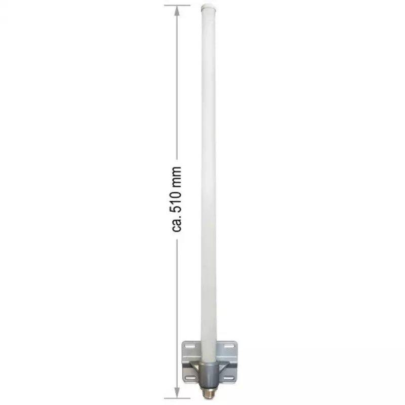 ALLNET antenna 2,4 GHz 8dBi Omni outdoor N-Type-Female ANT-24-1T1R-OMNI-8dbi (ANT-24-1T1R-OMNI-8dbi)