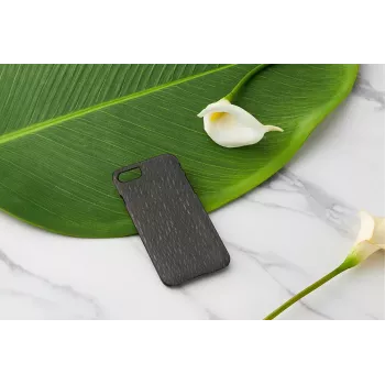 Phone case man and wood for iPhone 7/8 — black Carvalho