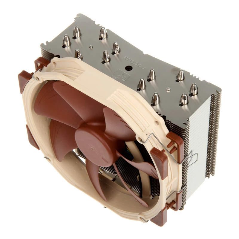 Noctua NH-U14S computer cooling component Processor Cooler 12 cm Brown, Stainless steel