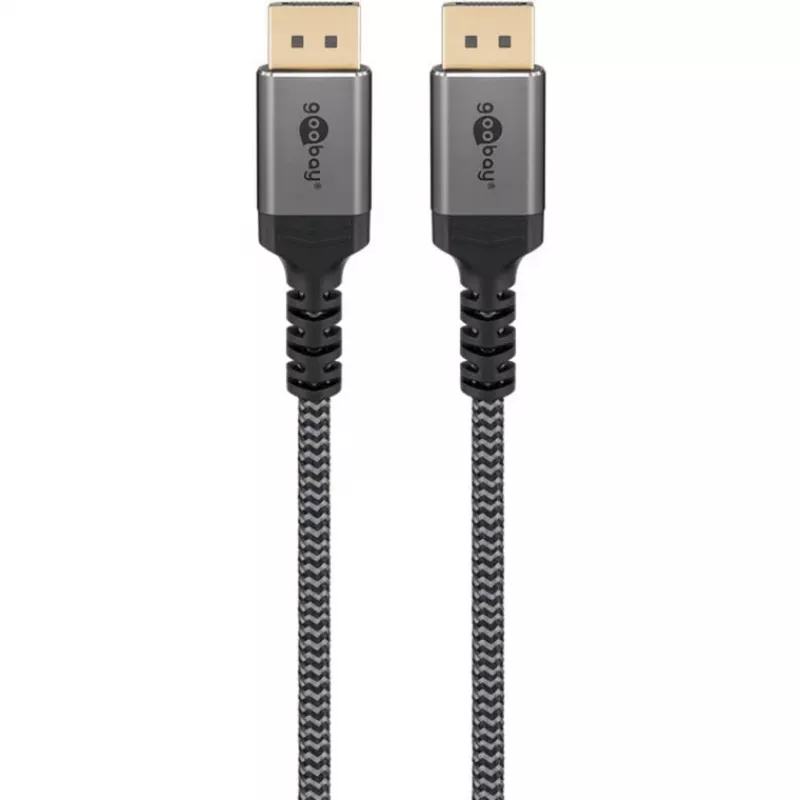 Goobay DisplayPort Cable 2.0/2.1, 80 Gbit/s | 75685 | DisplayPort to DisplayPort