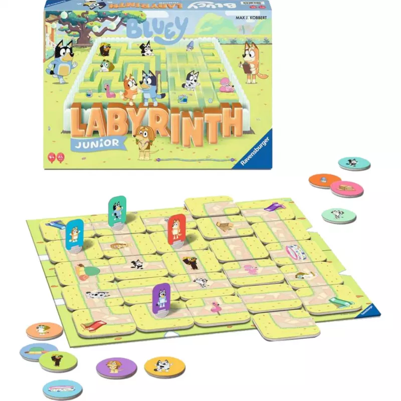 Bluey Junior Labyrinth, Board Game