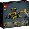 Construction set LEGO Technic Backhoe Loader 42197 — articulated steering, working loader, 104 pieces, recommended age 7+