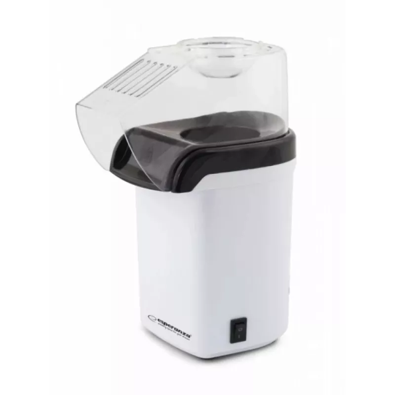 Popcorn maker Esperanza EKP005W Black White, 0.27 L, 1200 W, hot-air