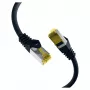EFB-Elektronik RJ45 Patch Cable Cat.6A S/FTP LSZHCat.7 Raw Cable black 0,15m Manufacturer: EFB Elektronik (MK7001.0,15B)