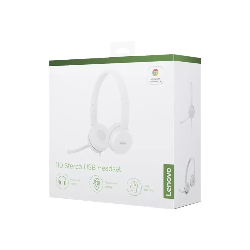 Lenovo GXD1E71385 headphones/headset Wired Wrist Calls/Music USB Type-A Grey