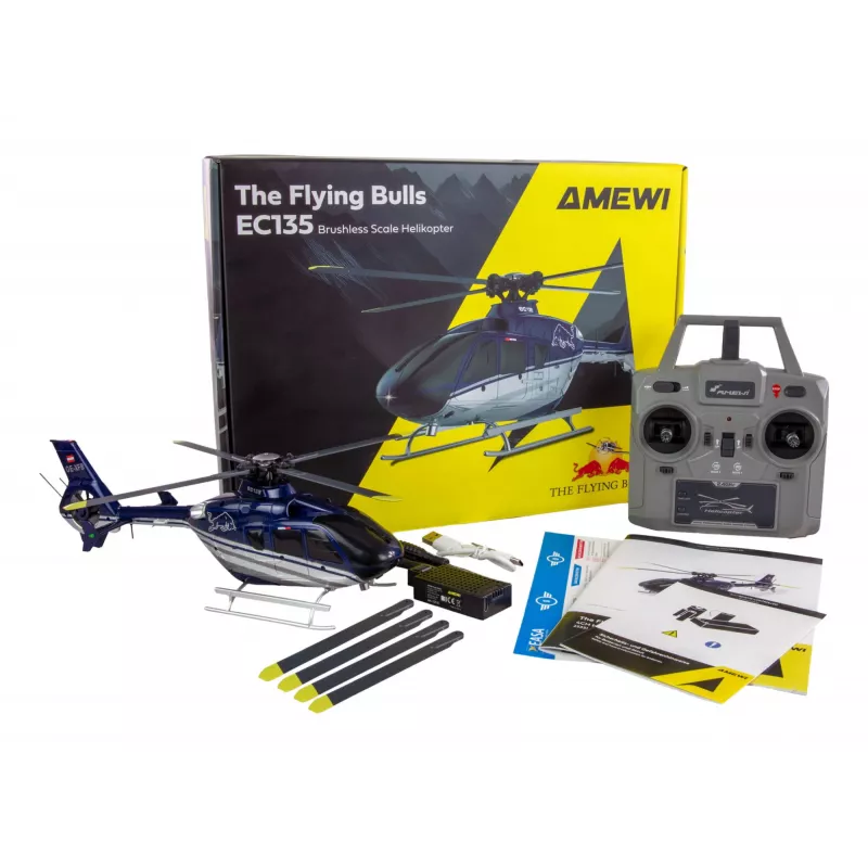 Amewi RC Helicopter EC135 Li-Po Battery 400mAh Blue/black (25331)