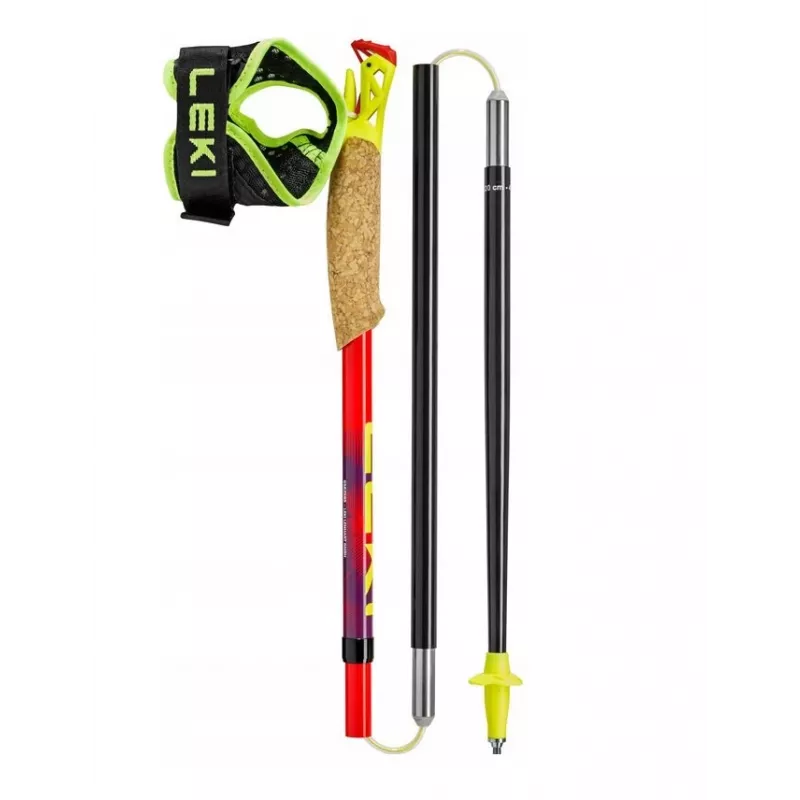 Trekking poles Leki TRL Ultratrail FX One 120 cm, red