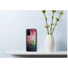 Protective phone case iKins for Samsung Galaxy S20 — water flower pattern, black