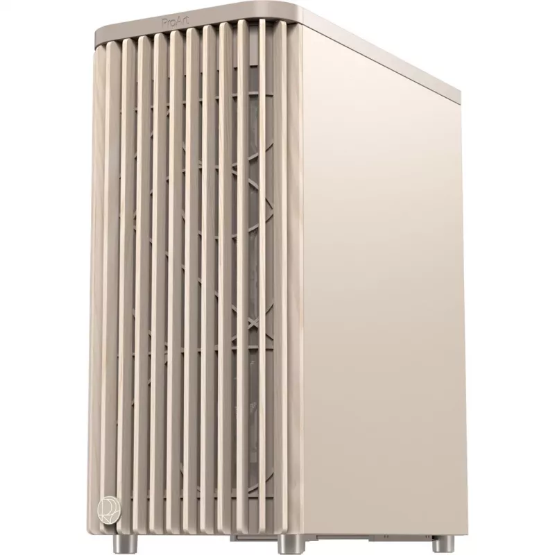 PC Case ASUS PROART PA401 WOOD TG PWM BEIGE housing — ATX, 503×225×412 mm, 2×3.5 inch/2×2.5 inch, GPU up to 315 mm