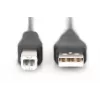 Assmann USB connection cable. type A - B M/M. 1.0m. USB 2.0 suitable. UL. bl (AK-300102-010-S)