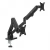 Maclean 2 monitor mount, gas spring, 17-32, 2-10kg, black, MC-134
