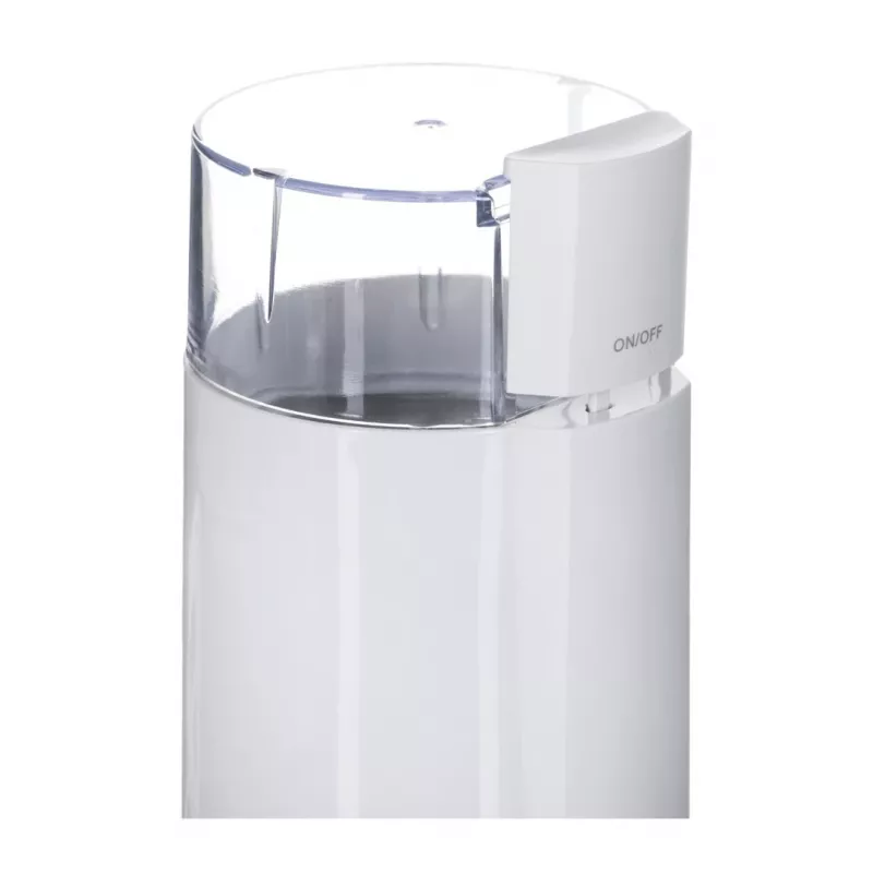 Electric blade coffee grinder ESPERANZA EKC001W — 160 W, 50 g capacity, stainless steel blades, translucent white