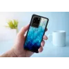 Protective phone case iKins for Samsung Galaxy S20 Ultra, blue lake/black